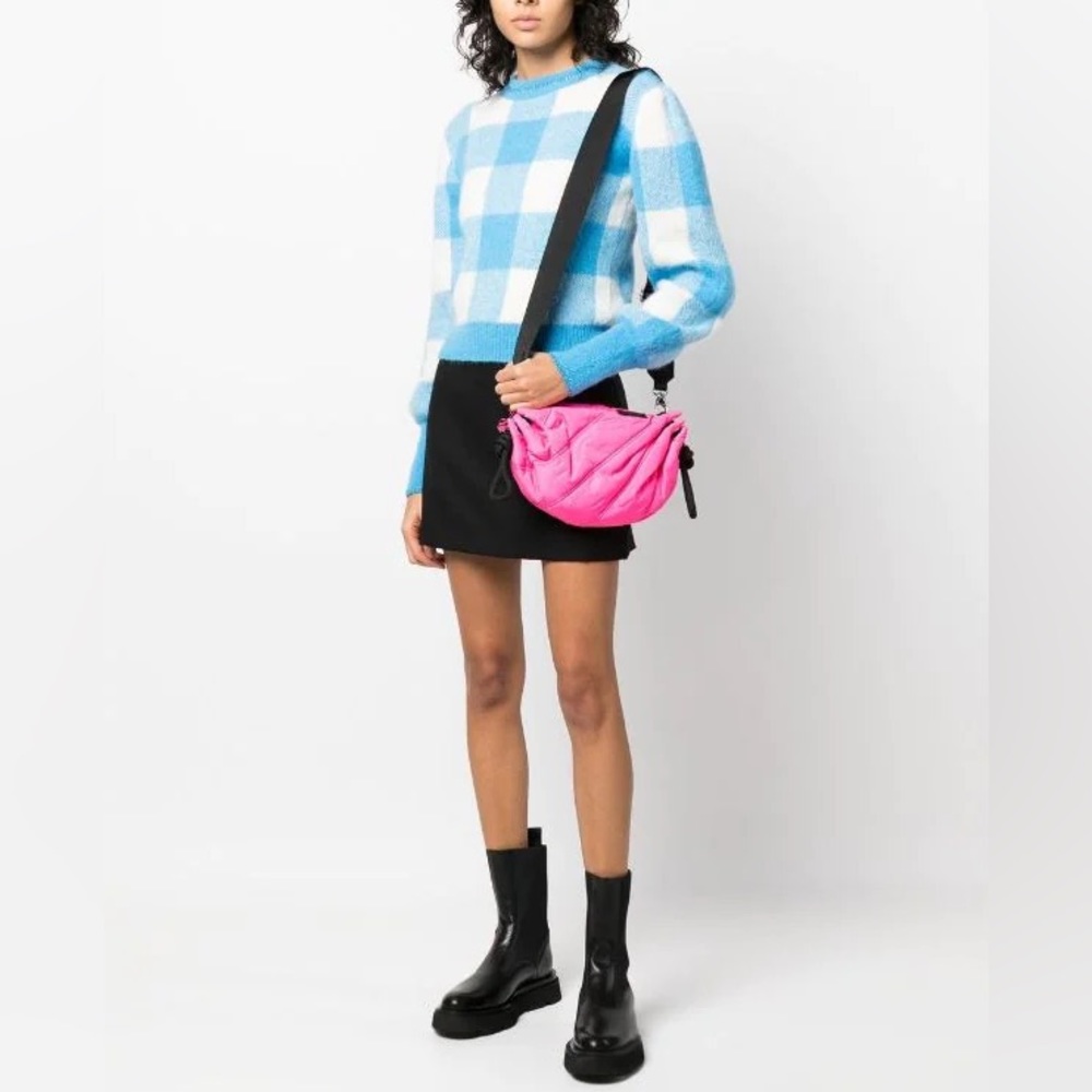 Ganni quilted crossbody bag